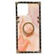 thumbnail image 1 of Para iPhone 12 Funda cuadrada con patrón de mármol, envoltura completa, a prueba de golpes, funda para teléfono 3D con soporte, 1 of 8