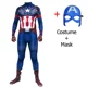 thumbnail image 3 of Disfraz de Capitán América 3D para niños y adultos, disfraz de superhéroe de anime, para Halloween, fiesta de cumpleaños, niño, casco, máscara, Siuit, 3 of 4