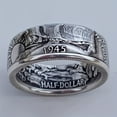 thumbnail image 5 of 1pc Vintage Men's Ring 19th Century Gothic Ring 1945 Vintage Rings Hip Hop Rings Fashion Jewelry for Men and Women for Everyday Parties Holidays Father's Day Gifts etc,Golden10, 5 of 7