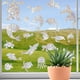 thumbnail image 2 of Calcomanías estáticas para ventanas con forma de tortuga marina y peces pequeños, anticolisión, para evitar colisiones con aves, alertas de vidrio, para evitar que los pájaros choquen contra las, 2 of 8