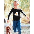 thumbnail image 2 of Adorable Ghost W Heart Long Sleeve Toddler -Image by Shutterstock,  2 Toddler, 2 of 4