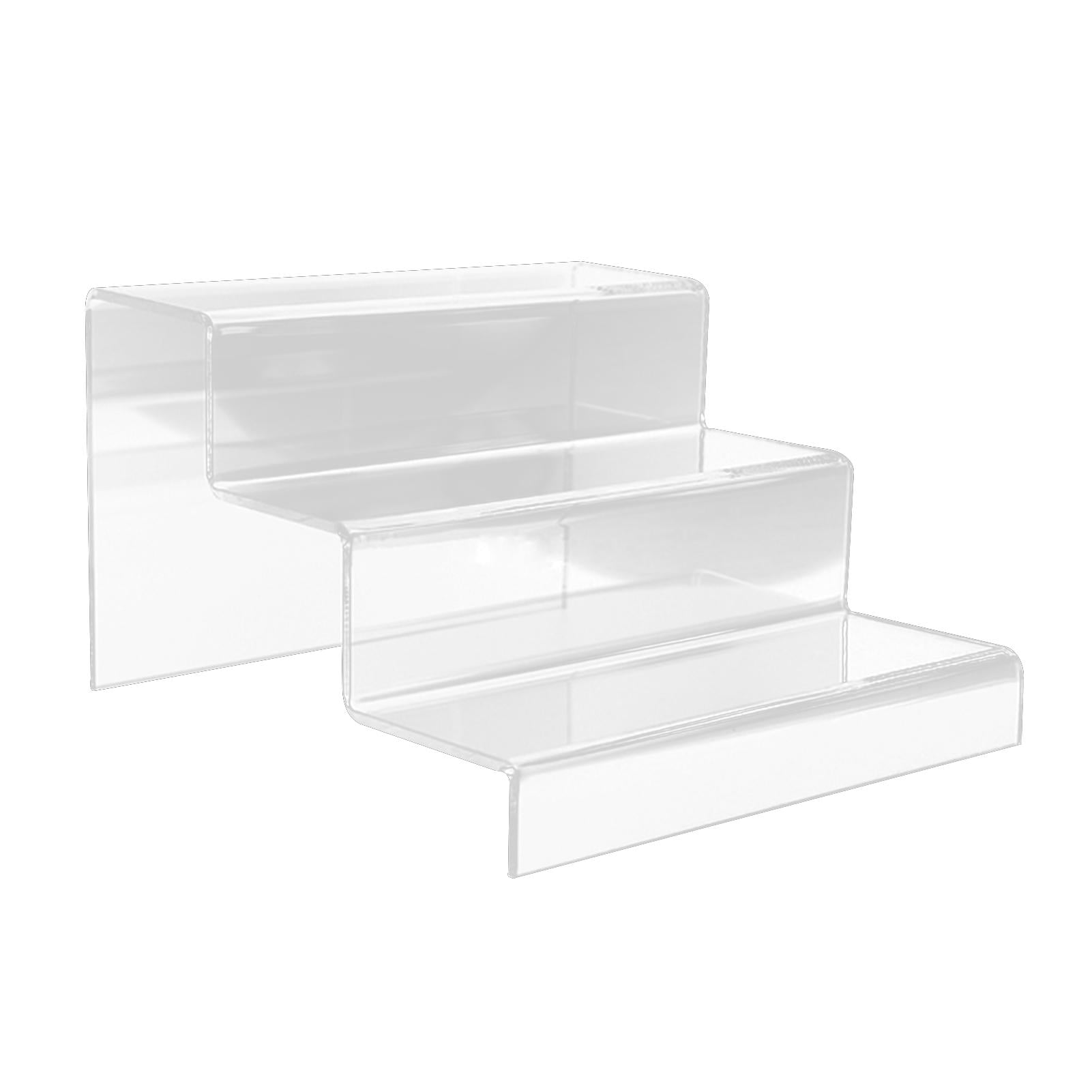 Clear Acrylic Shoes Retail Home Closet Display Holder Stand Riser Rack 