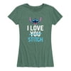 Lilo & Stitch - I Love Stitch - Women's Short Sleeve Graphic T-Shirt
