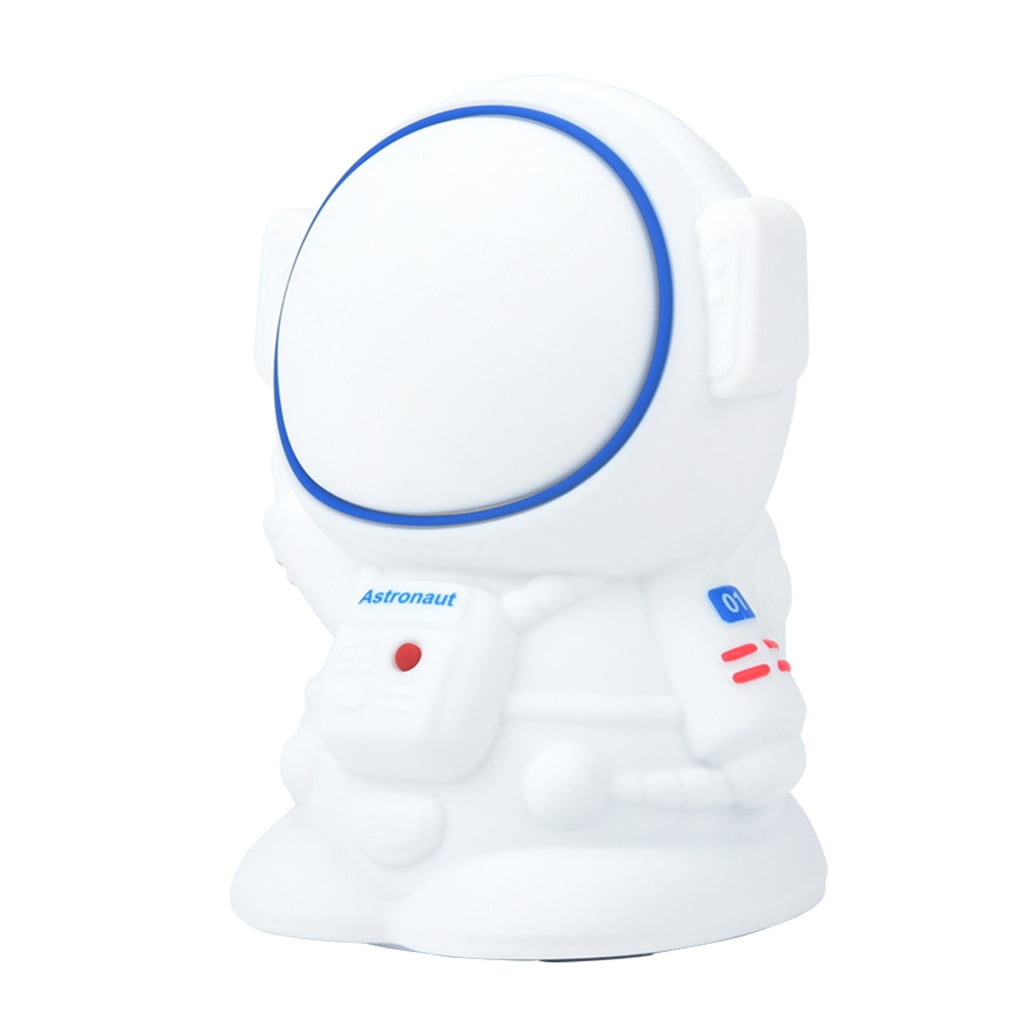 Cute Spaceman LED Night Light Nursery Silicone Astronaut Lamps Desktop Decoration Light Birthday Gift for Baby Toddler