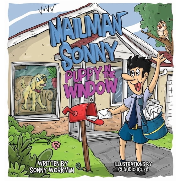 Mailman Sonny Puppy In The Window, (Hardcover)