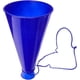 thumbnail image 5 of Megáfono de plástico JAMW Azul para porristas, 5 of 5