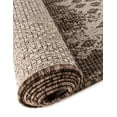 thumbnail image 4 of Unique Loom Outdoor Bohemian Collection Area Rug - Anthro (6' 1" Round Brown/Ivory), 4 of 6
