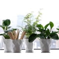 thumbnail image 4 of Langgg Pencil Holder Plastic Pen Container Pleated Multi-function Desk Decor Mini Cup Shaped Home Office Stationery, 4 of 8