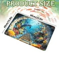 thumbnail image 3 of 40*60Cm 3D Visual Floor Mat - 5, 3D Stereo Pond Diatomaceous Earth Rug Entryway Non Absorbent Mat Bathroom/Kitchen Oil Proof Foot Mat Realistic Decor Mat, 1 Rug, 3 of 4