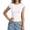 5White36, variant on WERYOUNG Women's T Shirts Casual Crew Neck Short Sleeve Tee Everyday Wear Solid Color T-Shirts Trendy Top L