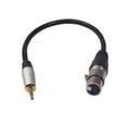 thumbnail image 2 of Conector de 3,5 mm a XLR Cable hembra Macho a hembra Cable de audio Micrófonos Altavoces Consolas de sonido Amplificador Methold  EL0154-00, 2 of 2