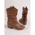 thumbnail image 3 of Chunky/high Heel Cowgirl/western Women's Riding Boots, 3 of 4
