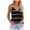 Black womens tops summer, variant on USSUMA T-Shirts for Women Trendy Straiped Tank Tops for Women Cute Sleeveless V Neck Sexy Zipper Up Tank Tops Printed Running Casual Shirts