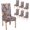 Vintage Art, variant on Butterfly Chair Covers Black and White Chair Covers Set of 6 for Dining Room Dining Chair Slipcover Washable Removable for Kitchen Hotel Universal Size