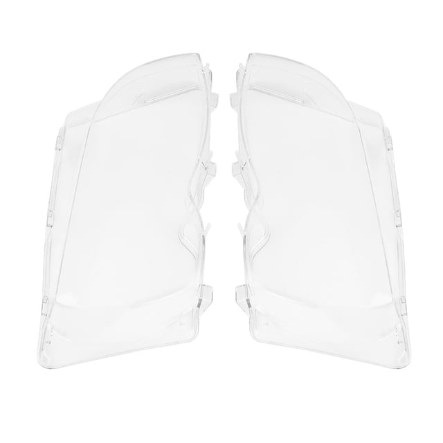 1 par de cubiertas de plástico transparente para faros delanteros izquierdo y derecho de BMW E46 Serie 3 4DR 02-05