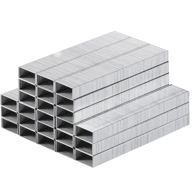 czcpp-- Heavy Duty Staples, 5000 Pc Staples, 25 Sheet Staple, 1/4 inch Length(23/6), Staples for Stapler, Staples Office Supply, Office Staple, Paper Staple, One Touch Staple, 100/Strip, Large Staple
