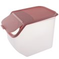 thumbnail image 1 of Contenedor de Cereales Apible de Plástico - Caja de Almacenamiento de Alimentonvase de Nueces de Cereales de Arroz de - 25 Cm X 18,8 Cm X Rosado Soledad Contenedor de almacenamiento de alimentos, 1 of 10
