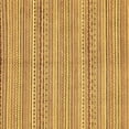 thumbnail image 1 of Ahgly Company Indoor Square Abstract Brown Modern Area Rugs, 7' Square, 1 of 4