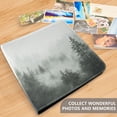 thumbnail image 4 of FORMRS 3 Ring Photo Album 4"x6" Self Adhesive Large Capacity PU Leather Cover, Foggy Forest, 4 of 8