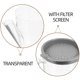 thumbnail image 3 of unbranded Transparente Con Colador Para Aceite Y Ideal Para Cocina Y Almacenamiento, 3 of 8
