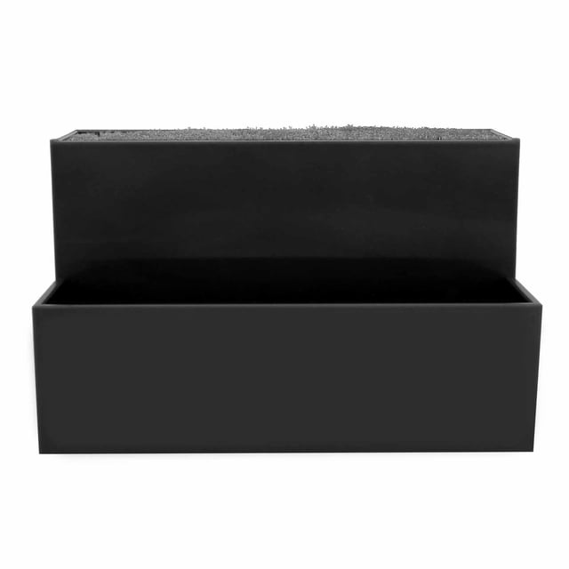 Caja de almacenamiento para tijeras y pinzas de peluquería, organizador de herramientas de peluquería, accesorios, color negro