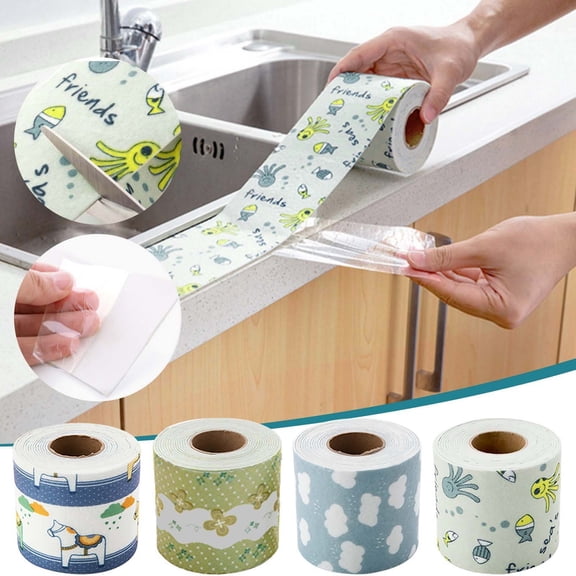 Viflosae Window Stickers Window Clings Kitchen Self-adhesive Wall Sticker Sink Sticker Toilet Sticker Bathroom Vanity Sticker