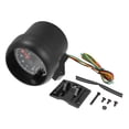 thumbnail image 1 of Coche 0-8000 RPM Blanco LED Retroiluminado Tacómetro Calibre Kit Mate Negro, 1 of 6