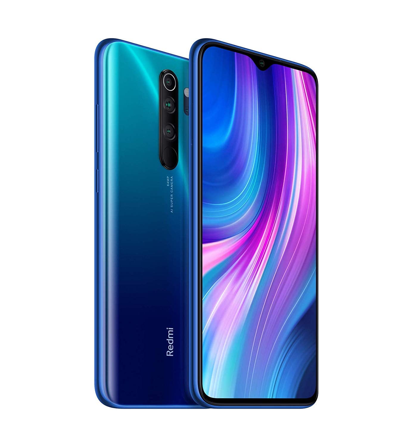 Xiaomi Redmi Note 8 Pro 128GB, 6GB RAM 6.53" GSM 64MP Factory Unlocked Smartphone - Global Model (Ocean Blue) Walmart.com