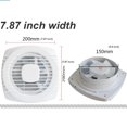 thumbnail image 1 of 6/8inch Silence Ventilating Strong Exhaust Extractor Fan For Window Wall Bathroom Toilet Kitchen Mounted ,High-Efficiency, 1 of 4
