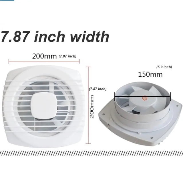 6/8inch Silence Ventilating Strong Exhaust Extractor Fan For Window Wall Bathroom Toilet Kitchen Mounted ,High-Efficiency
