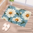 thumbnail image 5 of Daisy Non-Slip Polyester Door Mat Floor Rug, Machine Washable Office Rug, 5 of 6