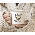 thumbnail image 3 of Koyal Wholesale Best Dog Dad Stainless Steel Campfire Coffee Tea Mug, Pug, Dog Graphic, 1-Pack, 3 of 4