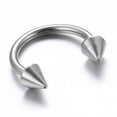 thumbnail image 2 of jiaroswwei 10 Pcs/Pack Steel Horseshoe Lip Nose Septum Ear Ring Body Piercing Jewelry, 2 of 5