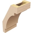 thumbnail image 5 of Ekena Millwork 5"W x 6"D x 10"H Merced Rough Cedar Woodgrain TimberThane Knee Brace, Primed, 5 of 6