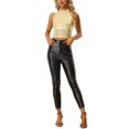 thumbnail image 2 of INSPIRE CHIC Metallic Crop Top for Women's Sleeveless Christmas Sparkly Sequin Tops XL Light Gold, 2 of 6