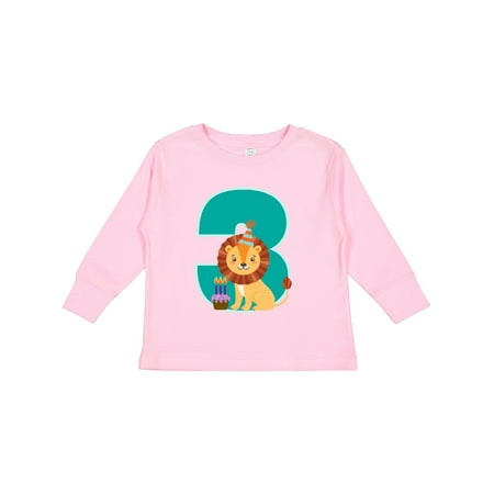 

Inktastic 3rd Birthday Zoo Party 3 Year Old Gift Toddler Boy or Toddler Girl Long Sleeve T-Shirt