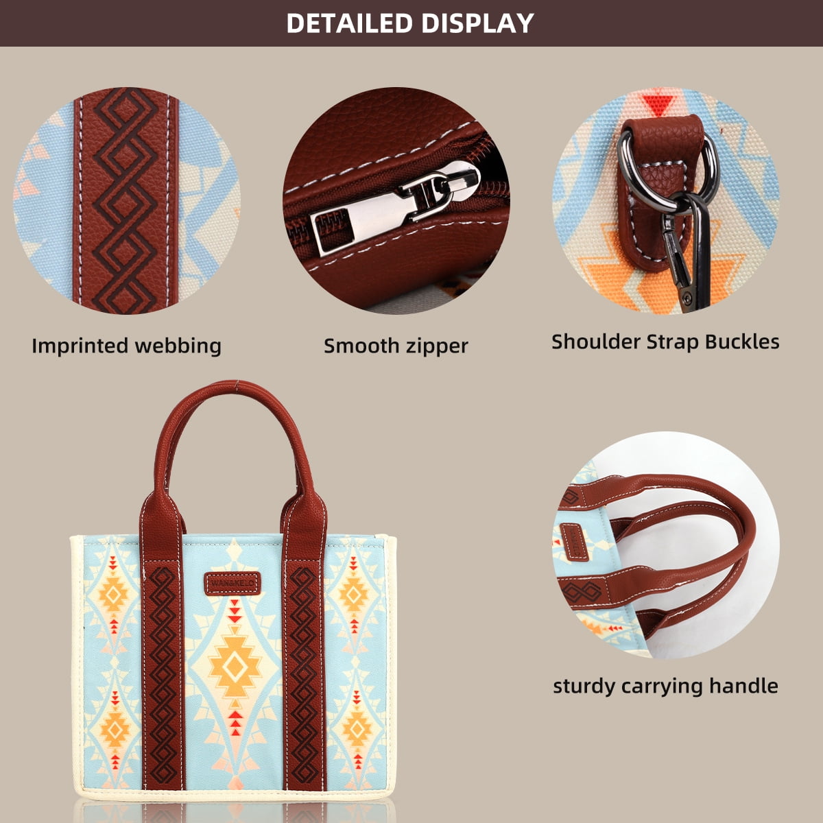 Satchel Purses and Handbags for Women Canvas Shoulder Tote Bags Wallets