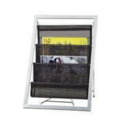 Adesso Magazine Rack, Black
