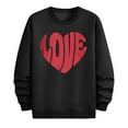 thumbnail image 6 of PNTUTB Men's Fashion Valentine's Day Print Loose Casual Long Sleeves Crew Neck Hoodless Pullover Sweatshirts, 6 of 6