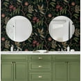 thumbnail image 5 of NextWall Ebony Forest Flourish Peel and Stick Wallpaper - 27 in. W x 18 ft. L Roll, 5 of 7
