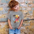 thumbnail image 3 of Hienoo Toddler Girls Graphic T-Shirt Short Sleeve Round Neck T Shirt Summer Casual Tee Shirt, 3 of 3