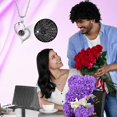 thumbnail image 3 of K Kymake Regalos Del Día De San Valentín Para Ella Oso De Rosa Regalos Para Mujer Oso De Peluche Rosa Regalos De Cumpleaños Para Novia Esposa Oso De Flores Con Collar Te Amo En 100 Idiomas, 3 of 5