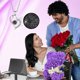 thumbnail image 3 of K Kymake Regalos Del Día De San Valentín Para Ella Oso De Rosa Regalos Para Mujer Oso De Peluche Rosa Regalos De Cumpleaños Para Novia Esposa Oso De Flores Con Collar Te Amo En 100 Idiomas, 3 of 5
