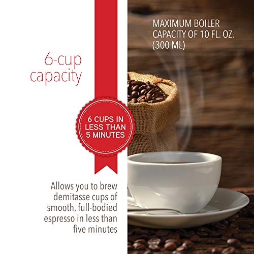 Bialetti 0005323 6-Cup Espresso 