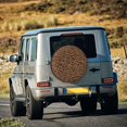 thumbnail image 3 of Spare Tire Cover, Leopard Printed Wheel Cover Tire Covers For Trailers Car Truck Camper Universal Tire Covering Fits Diameter14"-17", 3 of 4