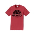 thumbnail image 1 of Gravity Outdoor Co. T-Shirt à Manches Courtes - Rouge CardInal - Logo Noir - Moyen, 1 of 1