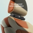 thumbnail image 4 of Front Rear Seat Headrest Cooling Fan, Leafless Whisper-Quiet Motor With 3 Speeds, Type-C Charging, Portable Backseat Fans For Sedans, SUV Truck And Cars, 3 Colors Available, 4 of 6