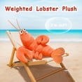 thumbnail image 3 of Peluche pesado Niuniu Daddy Lobster de 1,5 kg para niños, 3 of 9