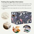 thumbnail image 5 of Coolnut Narwhal Pattern Storage Bin for Toy Storage Basket Dirty Clothes Sundries Office Home Closet Organizer Shelf Cube Box Waterproof Laundry Basket Decor Gifts, 5 of 7