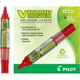 thumbnail image 2 of Pilot V Board Master Refillable Dry Erase Markers, Chisel Tip, Red Ink, 12-Pack (43916), 2 of 5